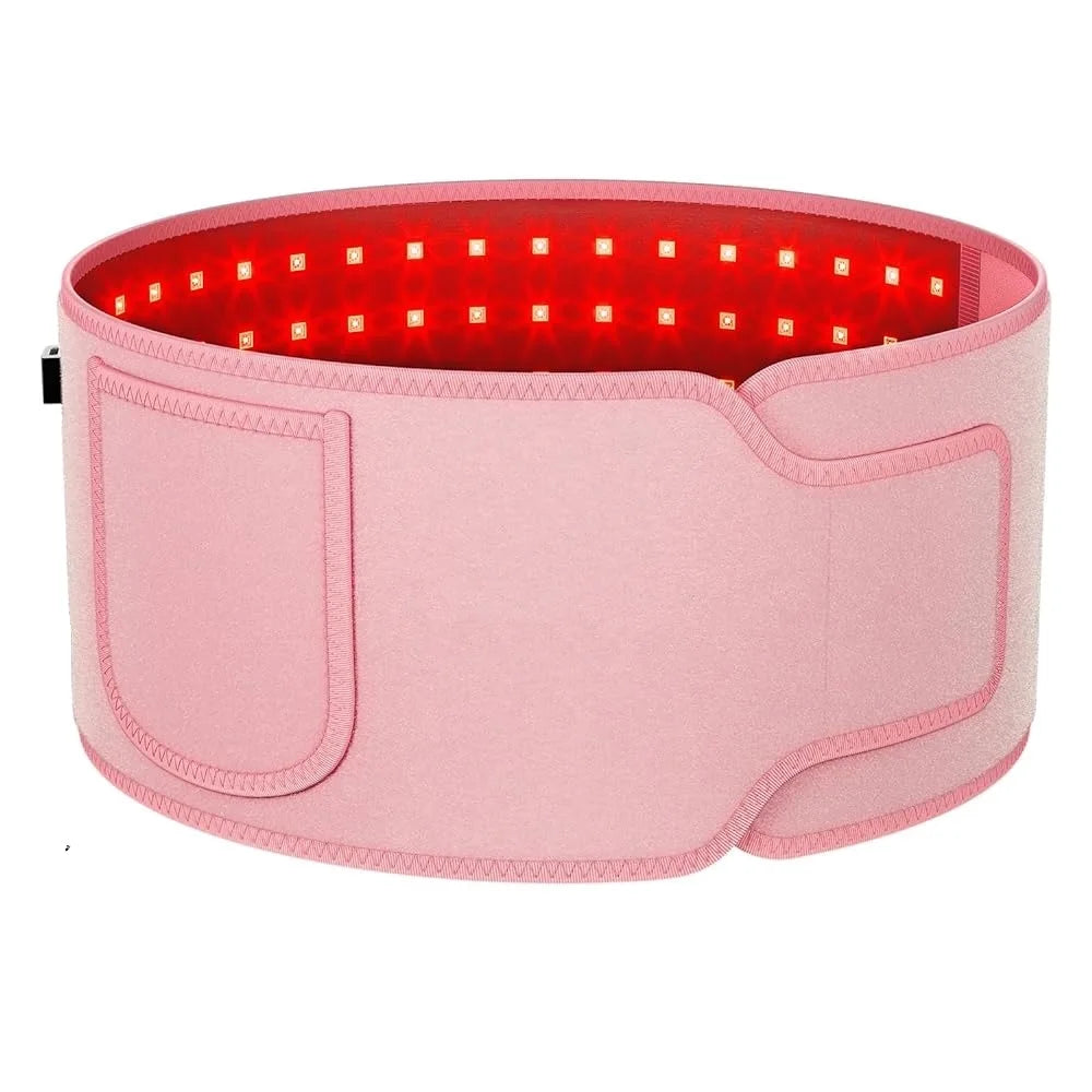 Red Light Health Care Belt 100 LED Infrared Lamp Red Light Therapy Massage Machine for Body Belt Back Waist Heating